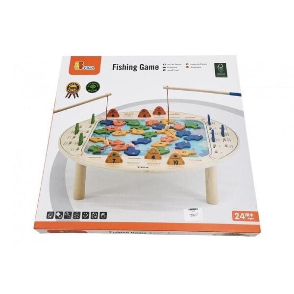 Viga Toys Wooden Fishing Game