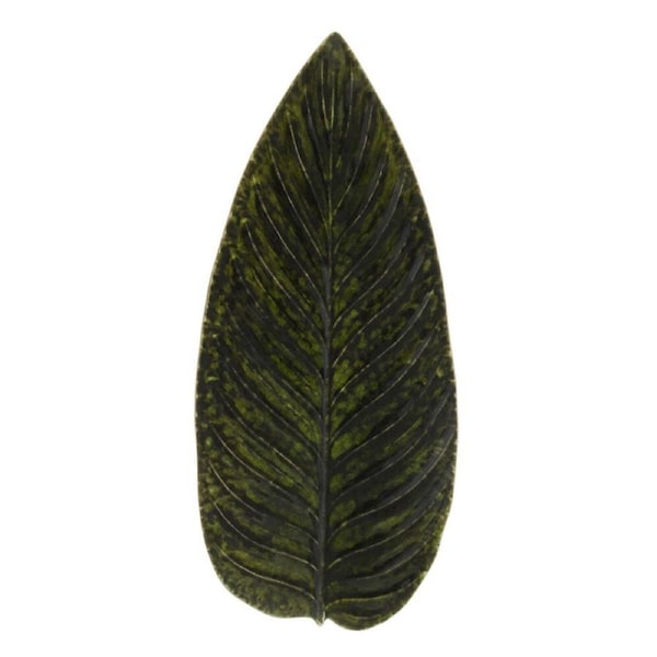 Costa Nova Riviera Forets Strelizia Leaf Plate 398 x 172mm