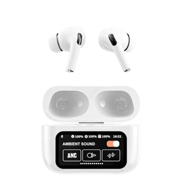 A9 Pro Wireless Earbuds Active Noise Cancellation 68H Battery Life LCD Touch
