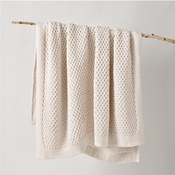 Bianca Sofala Throw Rug Cream