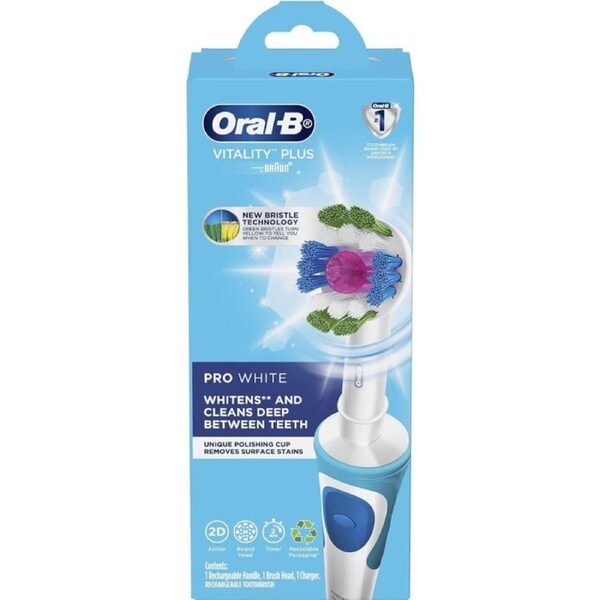 Oral-B Vitality Plus Pro White Electric Toothbrush