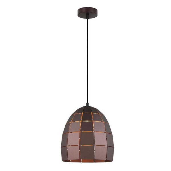 ARMIS: Retro Tiled Ellipse Shape Pendant Lights Coffee