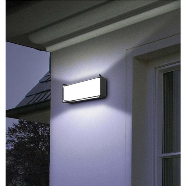 HEKA: Surface Mounted Rectangular LED Exterior Wall Lights IP65 White