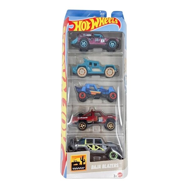 Hot Wheels Baja Blazers 5-Pack