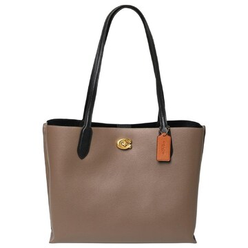 Coach Colourblock Leather with Coated Canvas Signature Interior