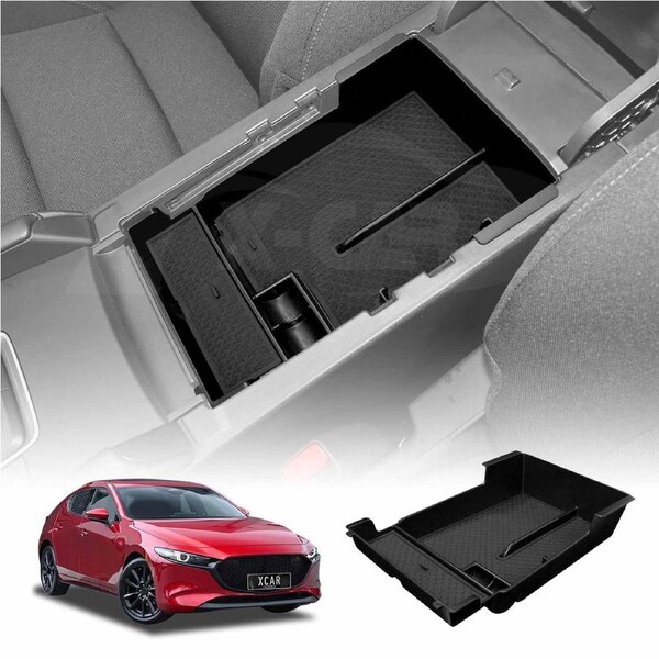 Armrest Organizer Tray for Mazda 3 BP Series Hatch Sedan 2019-Onwards Centre Console Storage Box Accessories