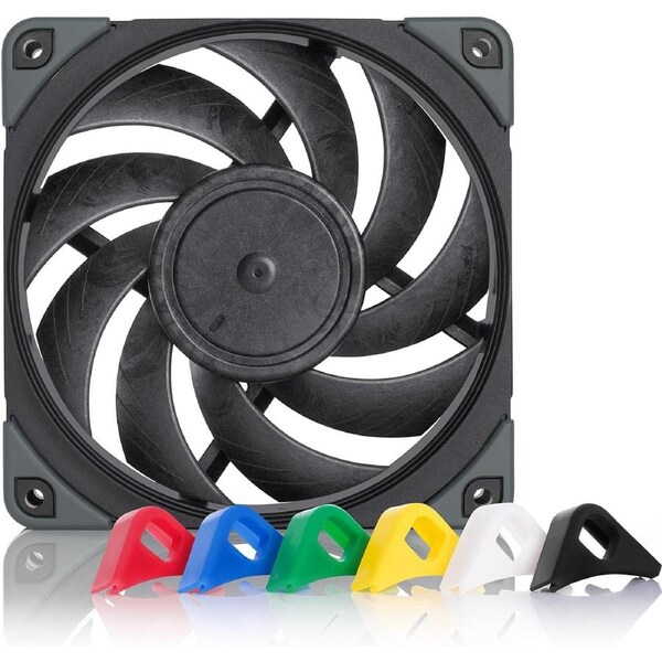 Noctua NF-A12x25 PWM chromax.Black.swap, Premium Quiet Fan, 4-Pin (120mm, Black)