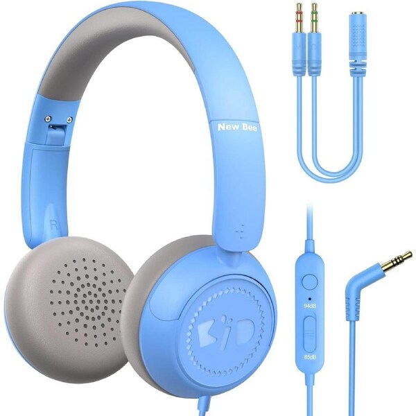 New bee Kids Headphones for School with microphone