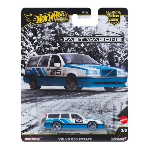 Hot Wheels Premium Car Culture Fast Wagons Volvo 850 Estate