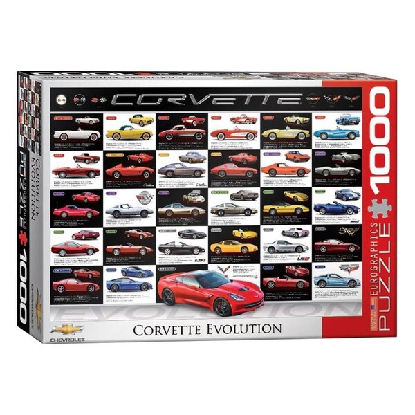 Corvette Evolution 1000 Piece Jigsaw Puzzle