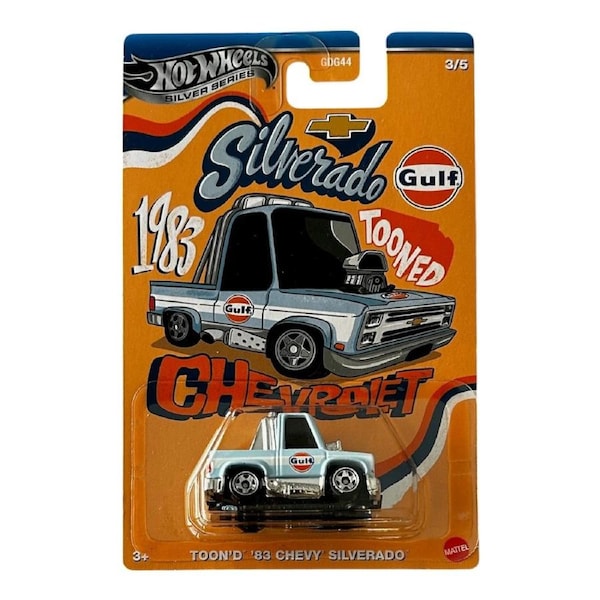 Hot Wheels Silver Series Tooned 1983 Chevy Silverado