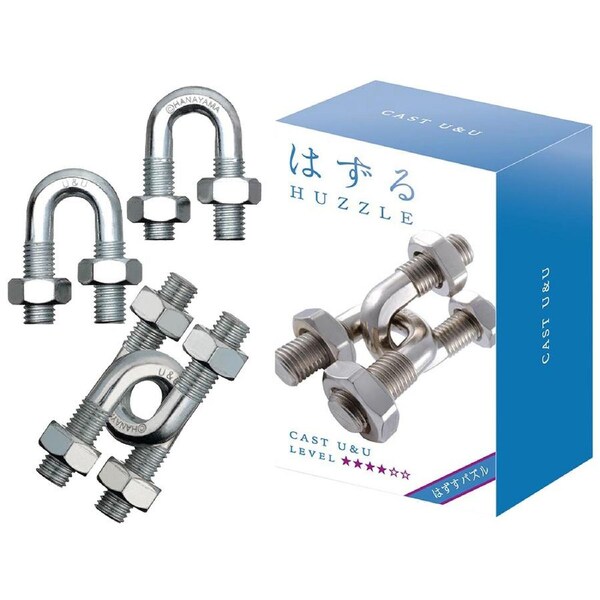 Hanayama Level 4 Cast U and U Puzzle