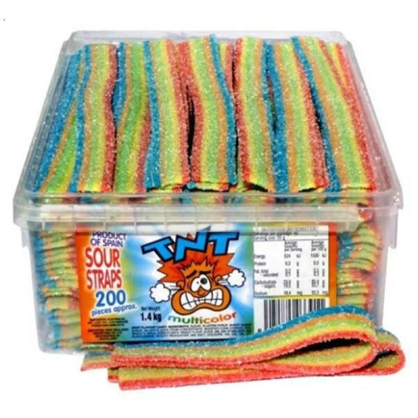TNT Sour Strap 1.4kg - 200 Straps
