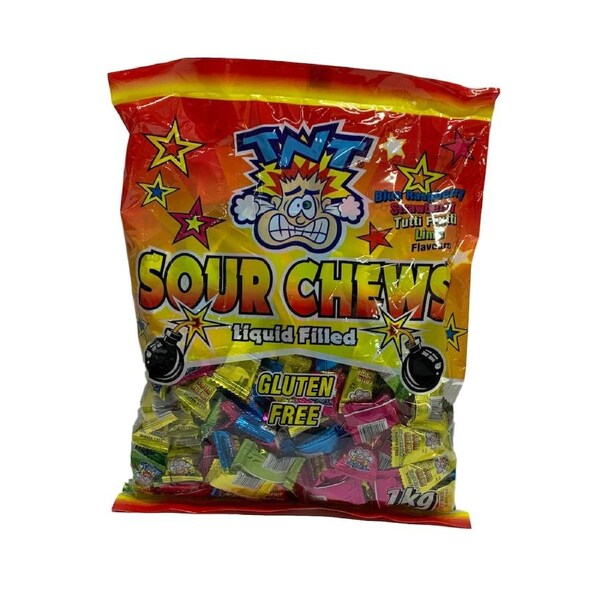 TNT Sour Chews 4.5g - 1kg