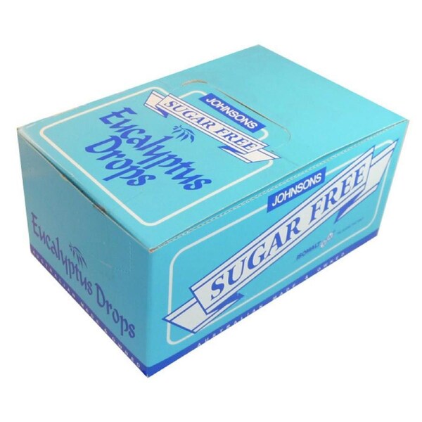 Johnsons Sugar Free Eucalyptus Drops 50g x 24 Pack