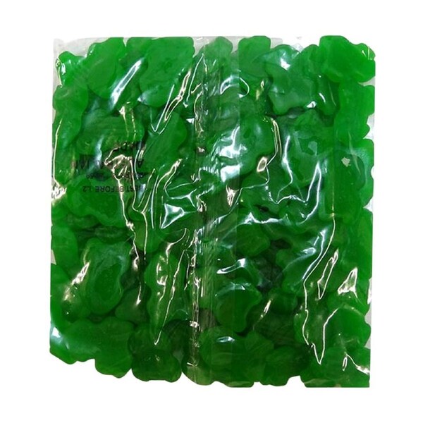 Allseps Green Frogs 1kg Bulk Gummy Lollies Australian Made