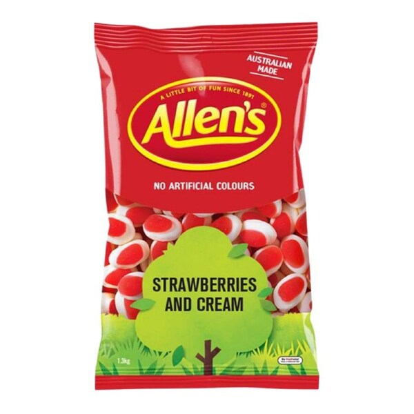 Allens Strawberry And Cream 1.3kg