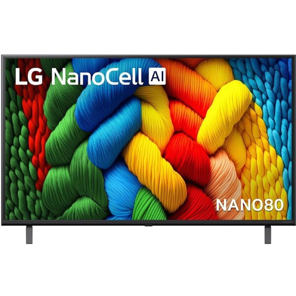 LG 43" Series NANO80 4K NanoCell AI UHD HDR Smart TV 43NANO80ASA