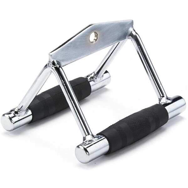 Back Workout Seated Row Handle Triangle V Close Grip Bar Gym Cable Attachment