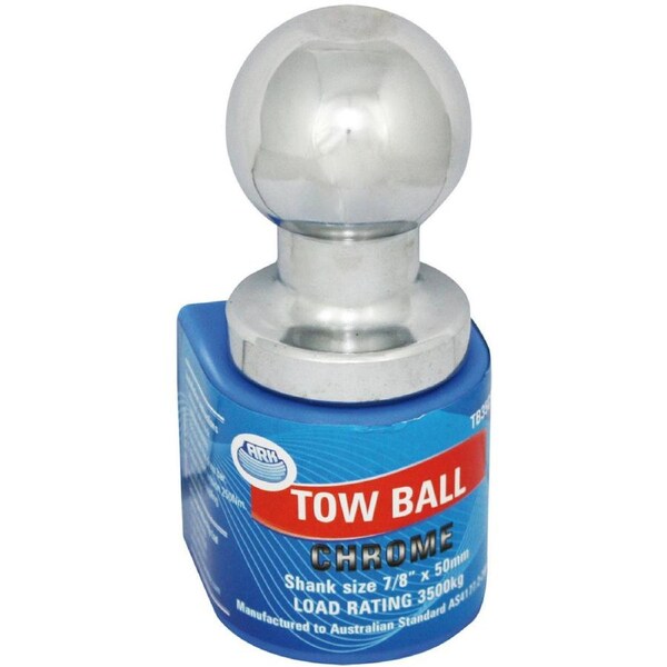 ARK Tow Ball - 3.5T -Towing - Chrome - Shank 7/8"