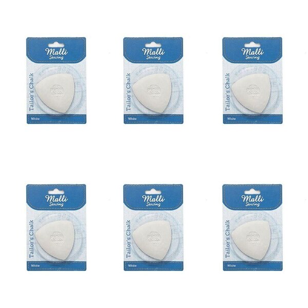 6PK Malli Sewing Tailor's Chalk Temporary Garment Marking Tool 126x6cm Beige