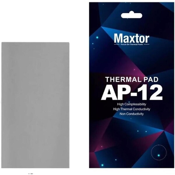 Maxtor Thermal Pad AP-12 14.8W/mk High Thermal Conductivity Heat Dissipation Silicone Pad CPU/GPU Silicone Grease Cooling Pad - 85 x 45 x 3 mm