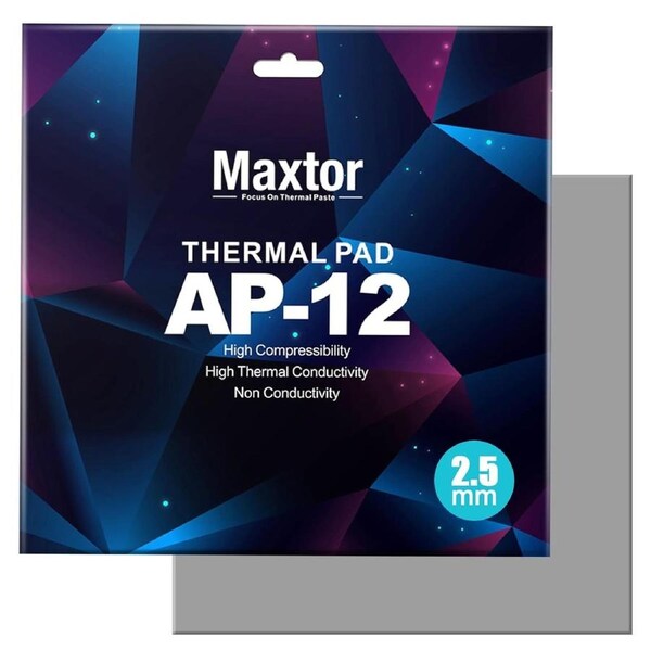 Maxtor Silicone Thermal Pads 14.8 W/mK, 120x120x2.5mm