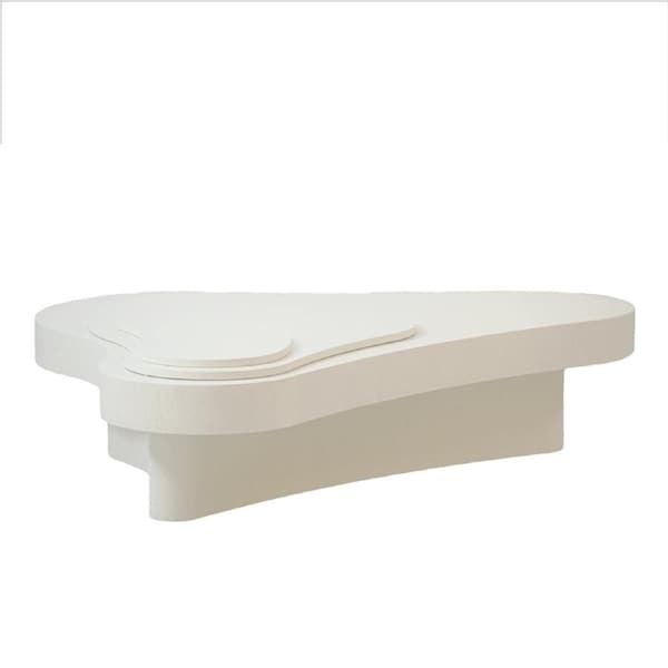 Nuvia 1.33m Coffee Table - Warm White