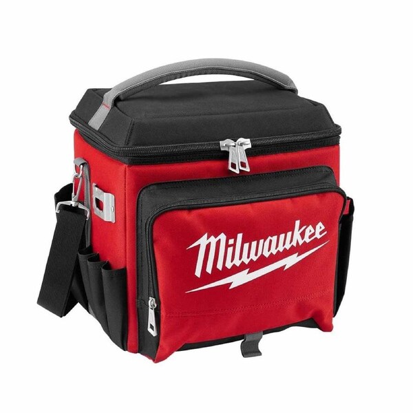 Milwaukee Jobsite Cooler Bag - Insulated Work Site Lunch Ice Food Drinks Storage