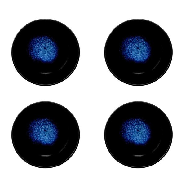 4x Maxwell and Williams Caviar Midnight Coupe Porcelain Bowl 11x4 cm