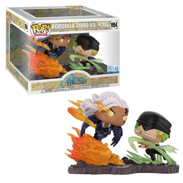 One Piece Roronoa Zoro Vs King (Unmasked) Moment Funko POP! Vinyl