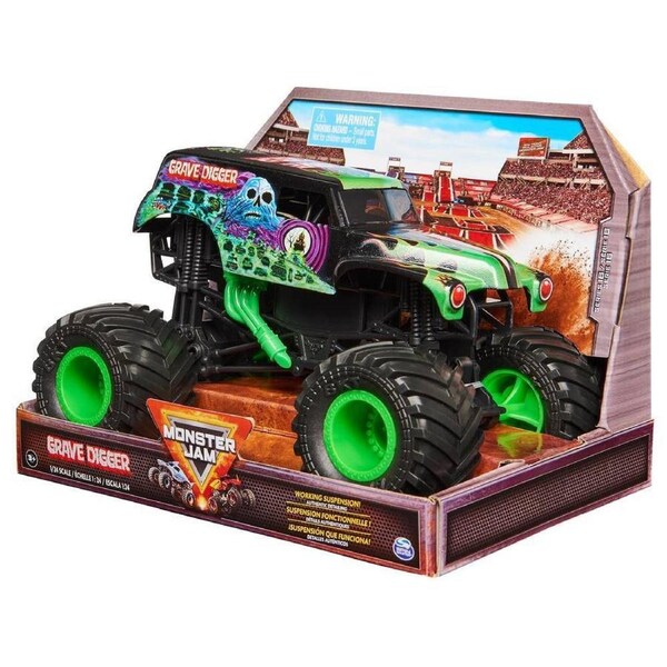 Monster Jam 1:24 Diecast Grave Digger Truck