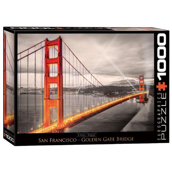 Eurographics San Francisco Golden Gate Bridge 1000 Piece Jigsaw Puzzle