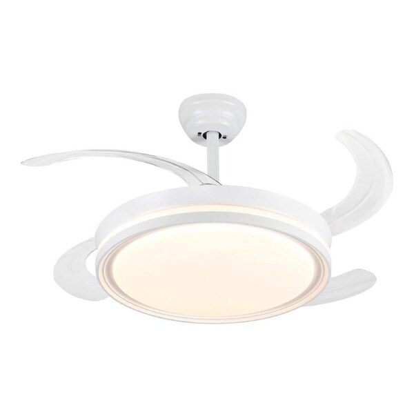 Windora Thalora 42" Modern DC Ceiling Fan w/ 3CCT LED Remote Control