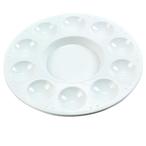 Round Plastic Paint Palettes (Pack of 12)