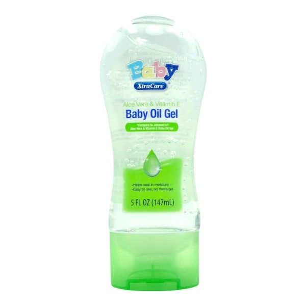 XtraCare Baby Oil Gel 147ml with Aloe Vera and Vitamin E for Dry Skin Care