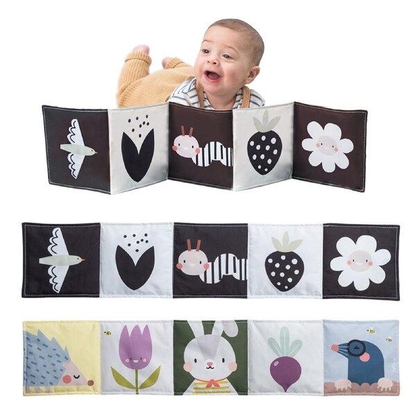 Taf Toys Black and White Soft Sensory Books High-Contrast Babies/Infants 0m+