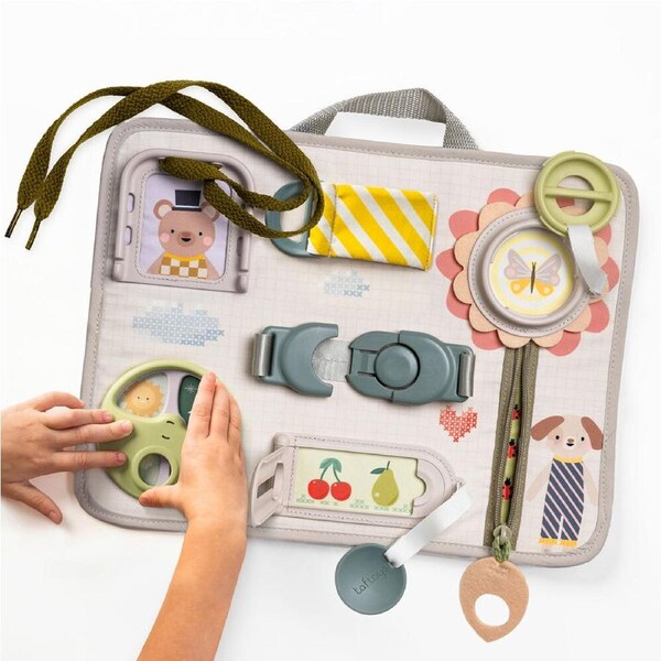 Taf Toys Snap 'n Learn Activity Crafted Sensory Board Toy Kids/Children18m+