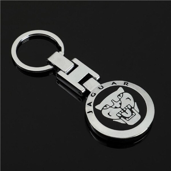 Stainless Steel Keyring Jaguar F-Pace E-Pace I-Pace F-Type XF