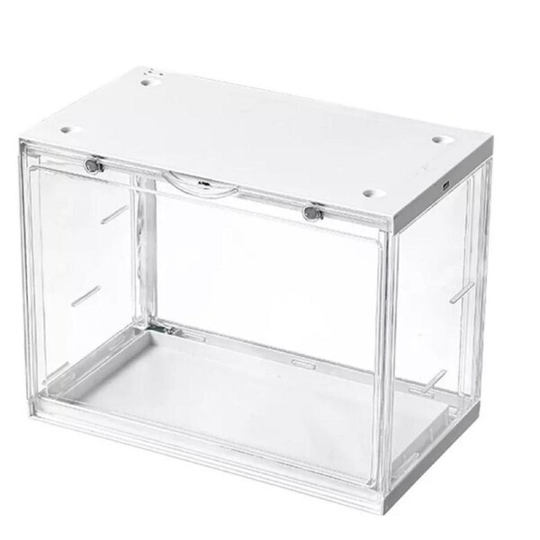 Display Case for LEGO Minifigure Pop Mart Funko Mystery Minis Minecraft with LED Lights