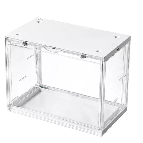 2 X Display Case for LEGO Minifigure Pop Mart Funko Mystery Minis Minecraft with LED Lights