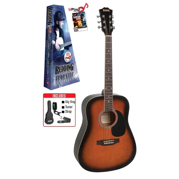 Redding Acoustic Pack Vintage - RED50PKVS Dreadnought Guitar Package