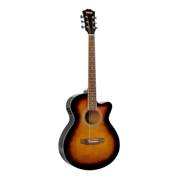Redding RGC51CETS Grand Concert Steel String Acoustic/Electric Guitar Tobacco Sunburst