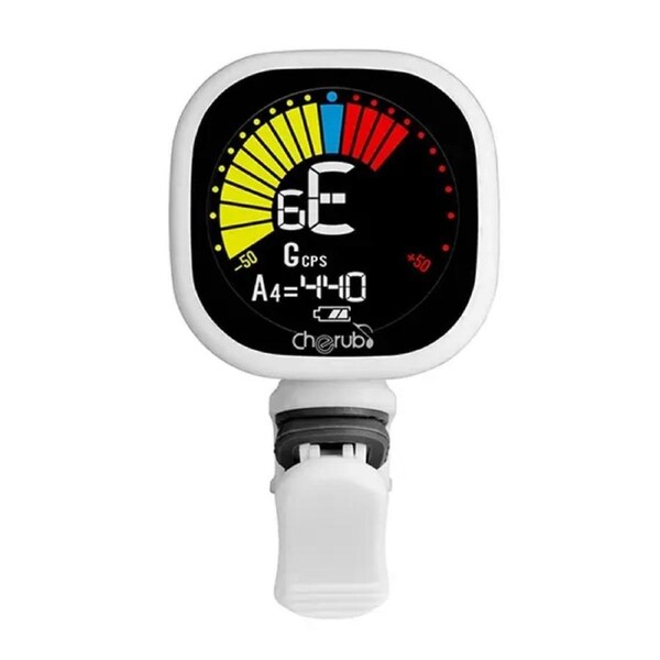 Cherub Clip Rechargeable Chromatic Tuner - White