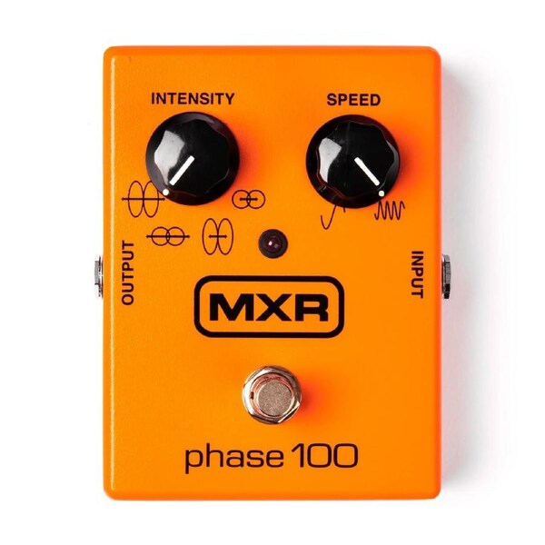 MXR Phase 100 Guitar Pedal with 4-Position Intensity Switch by Jim Dunlop