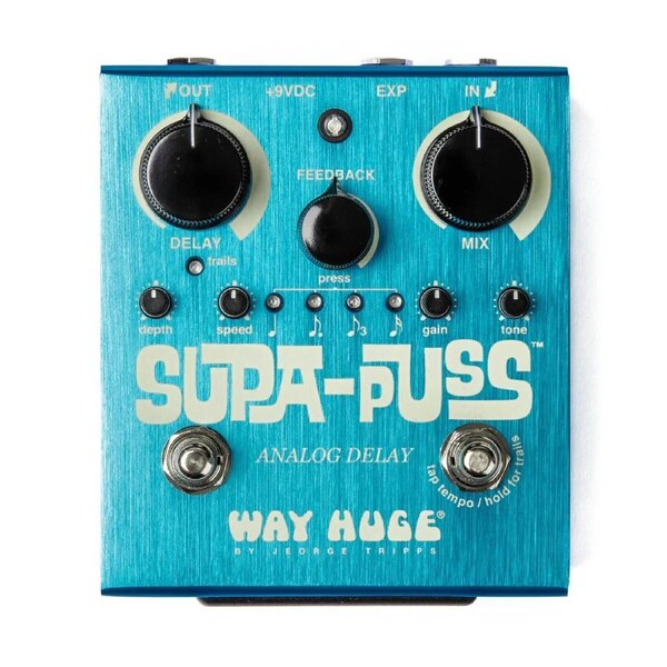 Jim Dunlop WAY HUGE ELECTRONICS SUPA-PUSS ANALOG DELAY EFFECT PEDAL