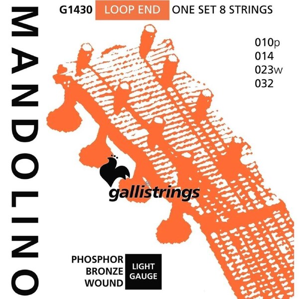 Galli Mandolin Light Phosphor Bronze Wound Strings Set 10/32