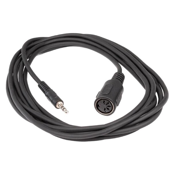 Australasian 10-Foot MIDI (F) to 3.5 TRS Cable - Model AMD10F - Black