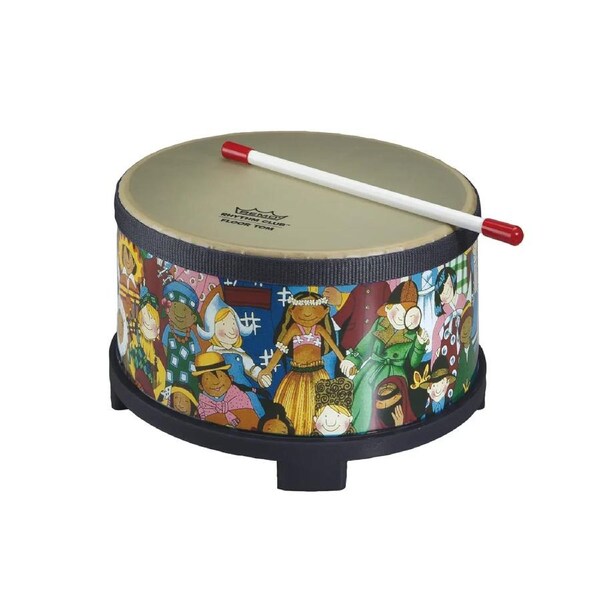 Remo Rhythm Club 10" Floor Tom Drum with Renaissance Head and Mallets
