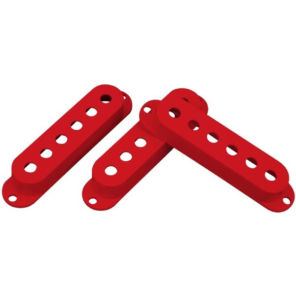 Dimarzio DP20 Red Pickup Cover for Large Single Coil